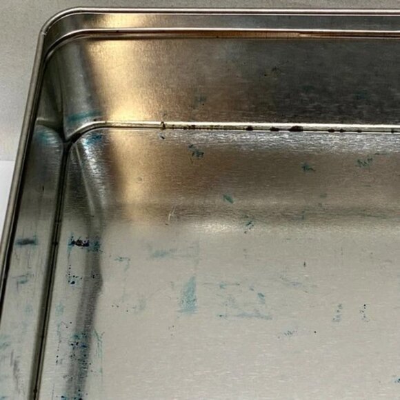 Vintage Mr. Peanut Planters Nuts Christmas Tin 9" x 7" Holiday Peanuts Container - Picture 8 of 12